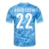 Officiële Voetbalshirt Doelman Portugal Diogo Costa 22 EK 2024 Blauwe - Heren